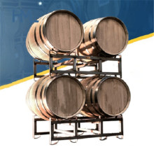 53 Gallon Stacking Whisky Steel Galvanized Wine Storage Barrel Rack